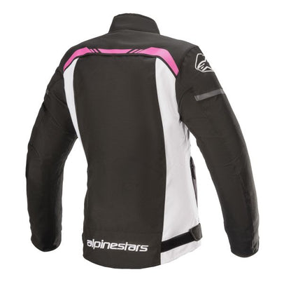 Geaca textil femei Alpinestars Stella T-SP S Waterproof alb / negru / roz - MotoRR