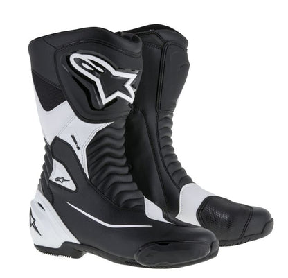 Ghete sport Alpinestars SMX S negru / alb - MotoRR