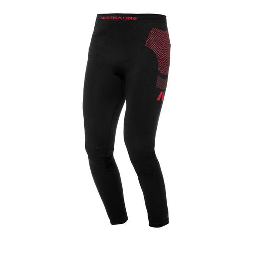 Pantaloni termoactivi Adrenaline FROST negru / rosu - MotoRR