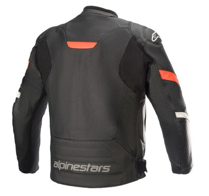 Geaca de piele Alpinestars Faster V2 Airflow negru / rosu - MotoRR