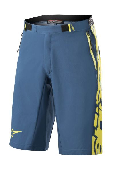 Pantaloni scurti Alpinestars Mesa albastru / galben - MotoRR