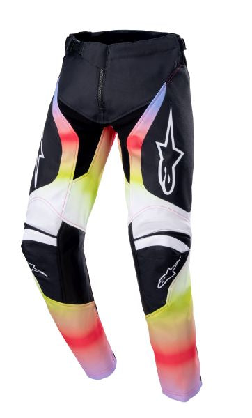 Pantaloni Offroad copii Alpinestars MX Youth Racer Semi negru / albastru / roz / alb / galben - MotoRR