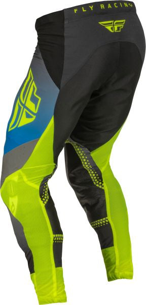 Pantaloni Offroad FLY Racing Lite albastru / gri / galben - MotoRR