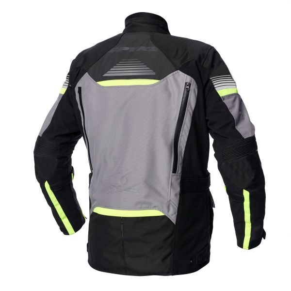 Geaca textil Spyke Equator DRY TECNO antracit / gri / galben - MotoRR