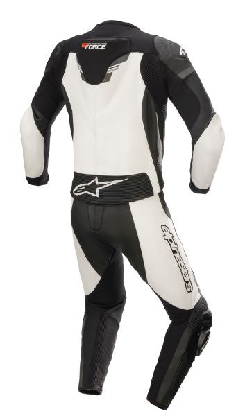 Combinezon 2 piese Alpinestars GP Force V2 negru / alb - MotoRR