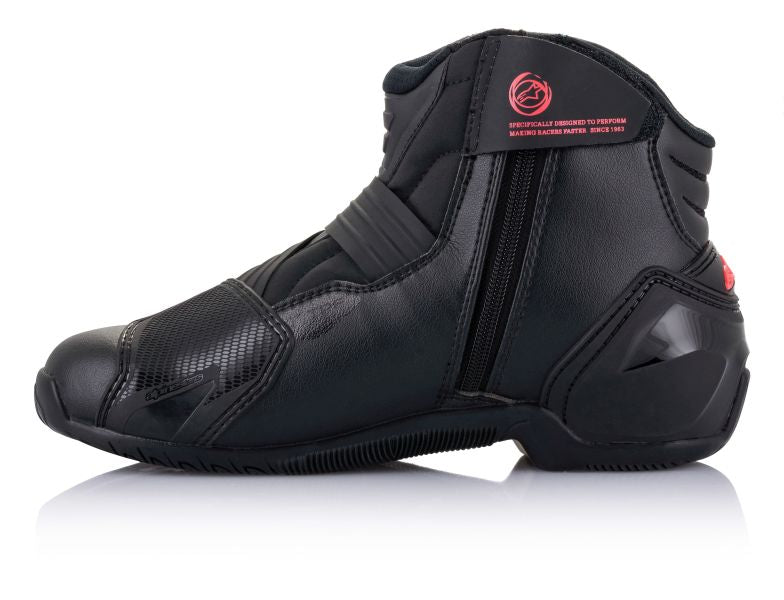 Ghete moto urbane Alpinestars Stella SMX-1R V2 negru / roz - MotoRR