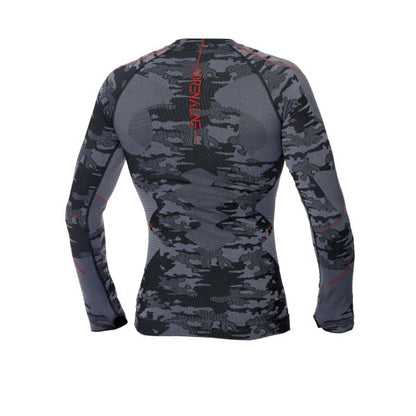 Bluza termoactiva Adrenaline Glacier negru / gri - MotoRR