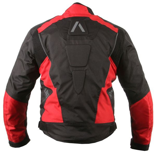 Geaca textil Adrenaline Hercules PPE negru / rosu - MotoRR