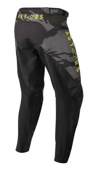 Pantaloni Offroad copii Alpinestars MX Youth Racer Tactical negru / camo / gri / galben - MotoRR