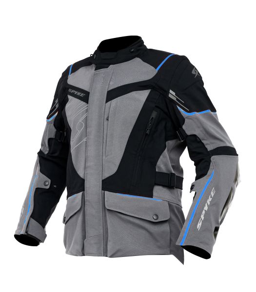 Geaca textil Spyke Artica Dry Tecno negru / albastru / gri - MotoRR