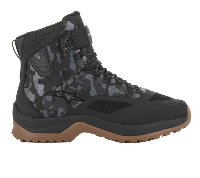 Ghete moto urbane Alpinestars CR-6 Drystar negru/camo/gri - MotoRR