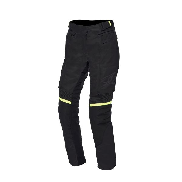 Pantaloni textil femei Spyke Equator Dry Tecno Lady antracit / negru / galben - MotoRR