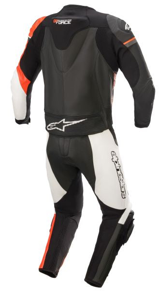 Combinezon 2 piese Alpinestars GP Force V2 negru / rosu / alb - MotoRR