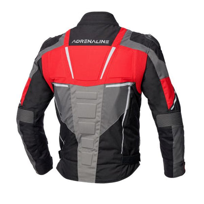 Geaca textil Adrenaline Scorpio PPE negru / gri / rosu - MotoRR