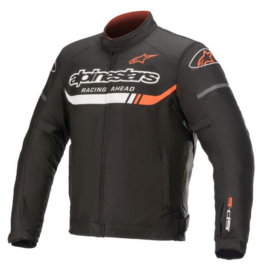 Geaca textil Alpinestars T-SP S Ignition Waterproof alb / negru / rosu - MotoRR