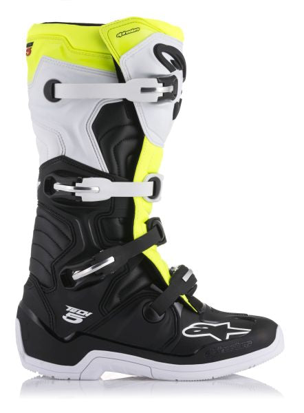 Ghete Offroad / Enduro Alpinestars Tech 5 MX negru / galben fosforescent / alb - MotoRR