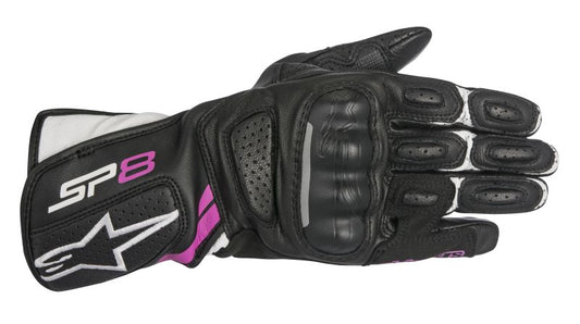 Manusi sport femei Alpinestars Stella SP-8 V2 negru / roz / alb - MotoRR