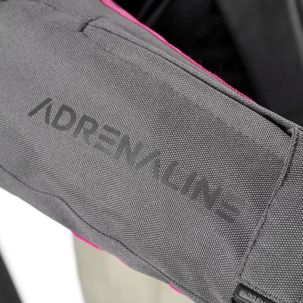 Geaca textil femei Adrenaline Love Ride 2.0 PPE negru / gri / roz - MotoRR