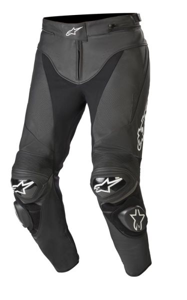 Pantaloni din piele Alpinestars Track V2 negru - MotoRR