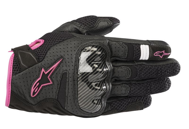 Manusi touring femei Alpinestars Stella SMX-1 V2 Vented negru / mov - MotoRR