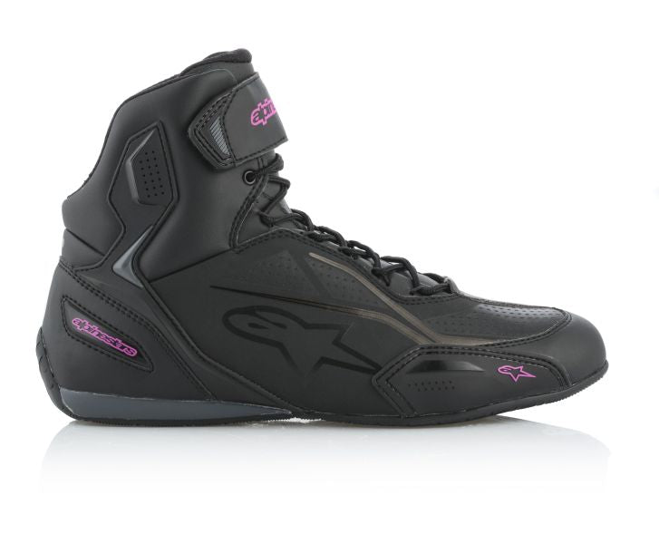 Ghete moto urbane Alpinestars Stella Faster 3 negru-roz - MotoRR