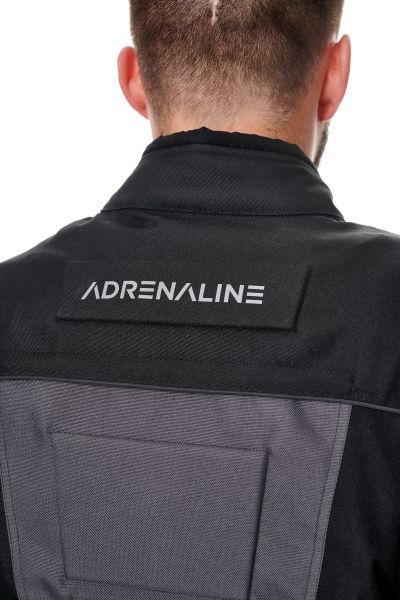 Geaca textil touring Adrenaline Pyramid 2.0 PPE negru / gri / galben - MotoRR