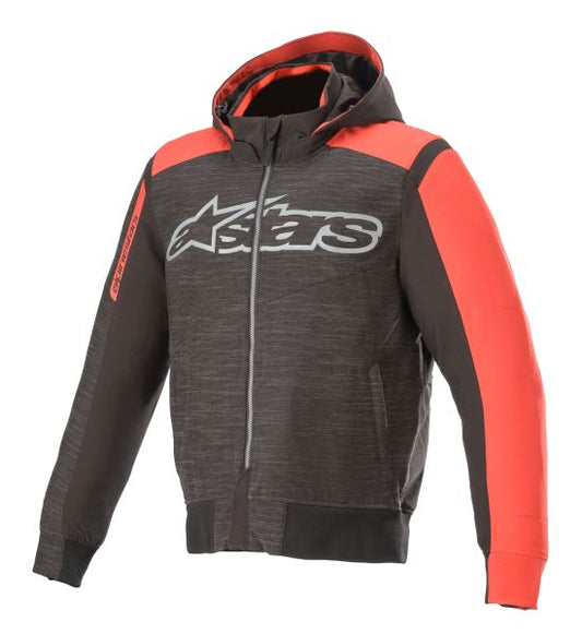 Hanorac cu fermoar Alpinestars RHOD WindStopper negru-rosu - MotoRR