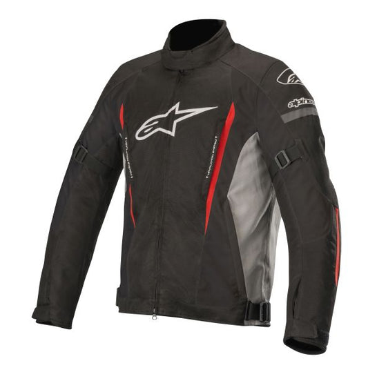 Geaca textil Alpinestars Gunner V2 Waterproof gri / negru / rosu - MotoRR