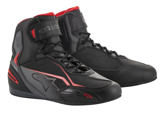 Ghete moto urbane Alpinestars Faster 3 negru / gri / rosu - MotoRR