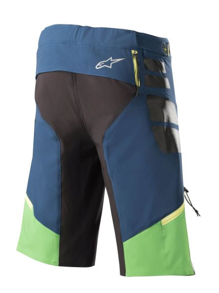 Pantaloni scurti Alpinestars Drop PRO albastru / verde - MotoRR