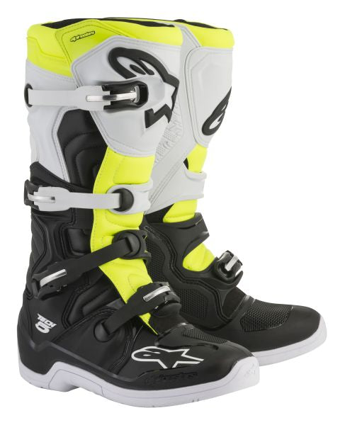 Ghete Offroad / Enduro Alpinestars Tech 5 MX negru / galben fosforescent / alb - MotoRR