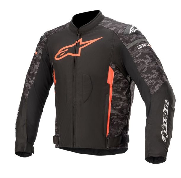 Geaca textil Alpinestars T-GP Plus R V3 camo / negru / rosu - MotoRR