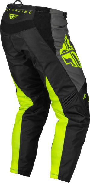 Pantaloni Offroad FLY Racing F-16 negru / gri / galben - MotoRR