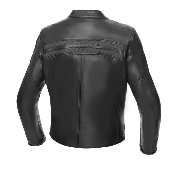 Geaca de piele Spyke Tenay R2 Man negru - MotoRR