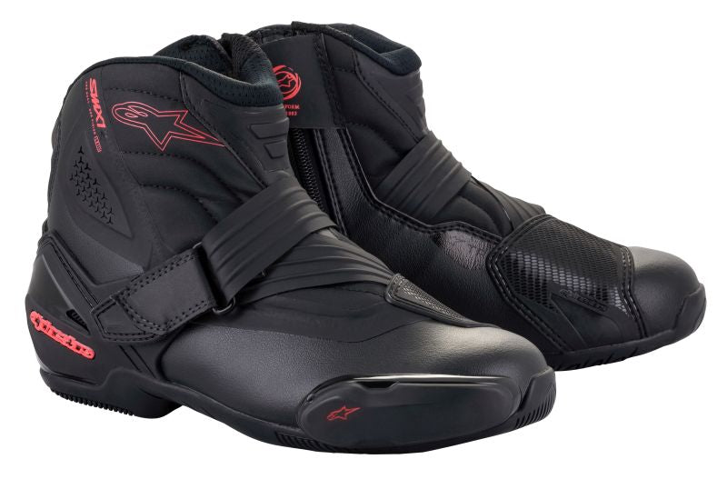 Ghete moto urbane Alpinestars Stella SMX-1R V2 negru / roz - MotoRR