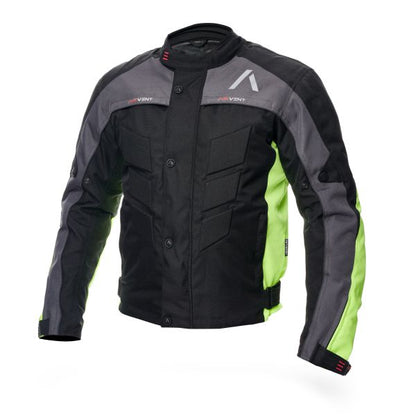 Geaca textil touring Adrenaline Pyramid 2.0 PPE negru / gri / galben - MotoRR