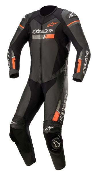 Combinezon 1 piesa Alpinestars GP Force V2 negru / fosforescent / rosu - MotoRR