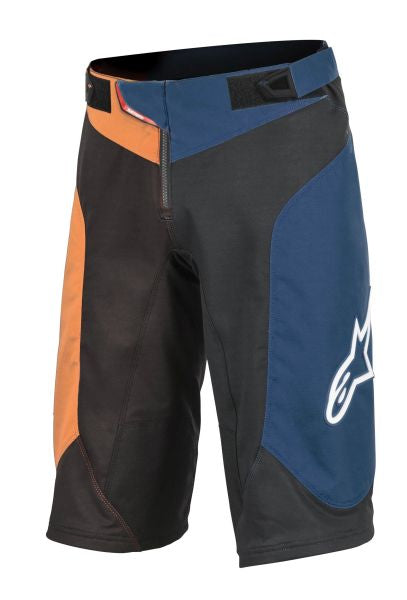 Pantaloni scurti copii Alpinestars Youth Vector negru / portocaliu - MotoRR