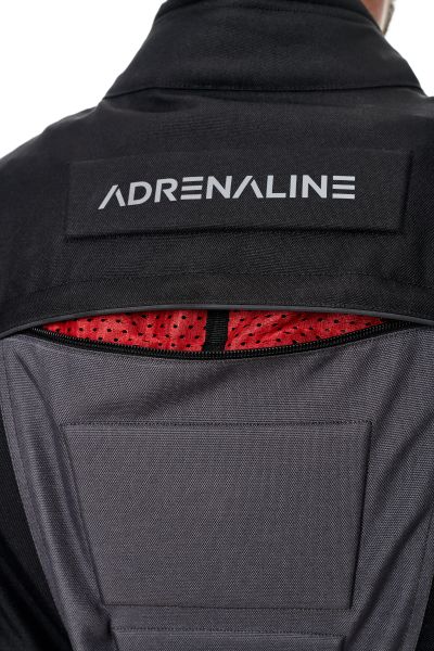 Geaca textil touring Adrenaline Pyramid 2.0 PPE negru / gri / galben - MotoRR