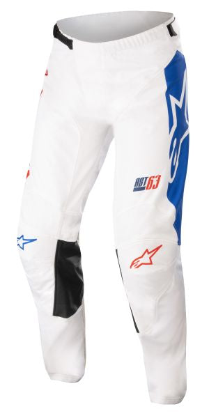 Pantaloni Offroad Alpinestars MX Racer Compass albastru / rosu / alb - MotoRR