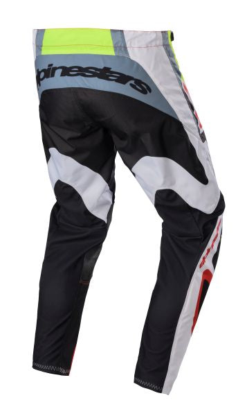 Pantaloni Offroad Alpinestars MX Fluid Agent negru / rosu / alb / galben - MotoRR