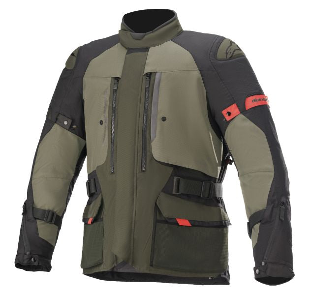 Geaca textil Alpinestars Ketchum GoreTex gri / verde - MotoRR