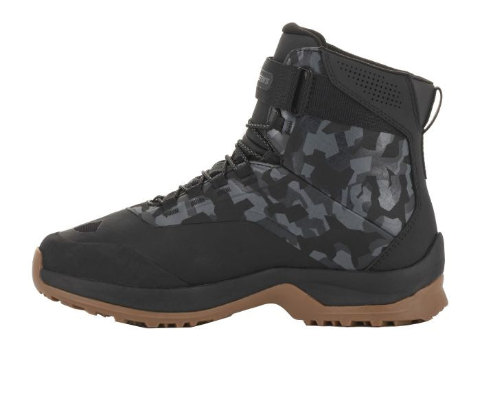 Ghete moto urbane Alpinestars CR-6 Drystar negru/camo/gri - MotoRR