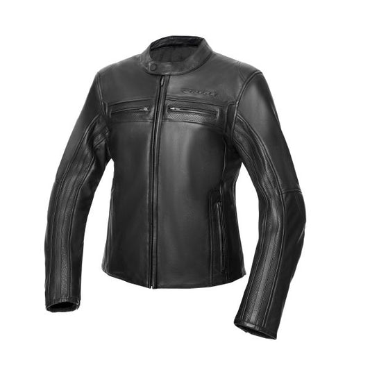 Geaca de piele Spyke Tenay R2 Man negru - MotoRR