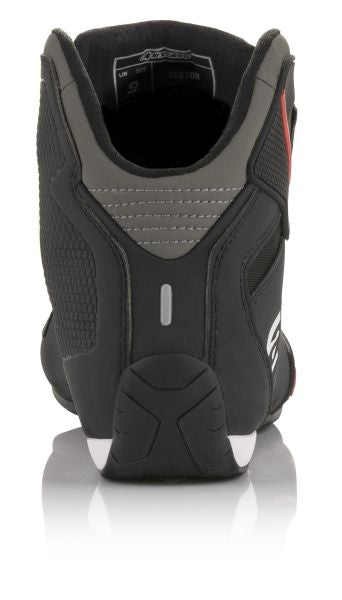 Ghete moto urbane Alpinestars Sektor negru / rosu - MotoRR